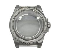 WANGMUMU Orologi da uomo in acciaio inossidabile da 40 mm Custodia in oro rosa compatibile for il movimento NH35 NH36 da 28,5 mm Scamera elegante going