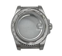 WANGMUMU Orologi da uomo in acciaio inossidabile da 40 mm Custodia in oro rosa compatibile for il movimento NH35 NH36 da 28,5 mm Scamera elegante going