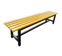 WANGRUIERHA Panchina da Esterno Impermeabile, Panchina del Parco, Crema Solare, Adatta a Parchi, Cortili, Strade e Piazze(Yellow,180x40x45cm/71x16x18in)