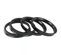 WANGSHAOWEI Anelli di Centraggio 76.1-57.1/66.6/72.6/74.1mm 4 pz Nero Mozzo Ruota in Plastica Anelli Centrici Cerchione Parti Accessori Anelli Centraggio(76.1-57.1mm-4pcs)