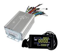 WANGSHAOWEI Centralina Monopattino Elettrico Controller Motore DC brushless a Onda sinusoidale Dual Drive 48/60/72V 3000W for Scooter Elettrico e-Bike e SW900, Un Set(60V Set Color Screen)