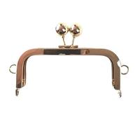 WANGSHAOWEI Chiusura Clic Clac per Borse Accessori Hardware for Portamonete con Chiusura a Bacio Fai da Te Vite Quadrata 10,5 cm, Senza Foro(Gold)