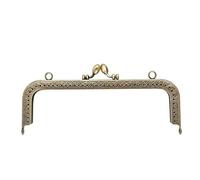 WANGSHAOWEI Chiusura Clic Clac per Borse Borsa con Chiusura a Telaio for Borsa a Bacio, Cornice for in Metallo Vintage for la Realizzazione di Borse Artigianali Fai-da-Te(20cm-)