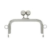 WANGSHAOWEI Chiusura Clic Clac per Borse Telaio for Borsa Chiusura A Bacio for Fibbia con Manico in Metallo Artigianale Fai-da-Te Realizzazione di Accessori Hardware(Silver)