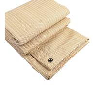 WANGSHAOWEI Privacy Giardino Esterno Rete Parasole Beige Anti UV addensata for pergole Esterne, baldacchino, Schermo for la Privacy dei balconi, con Anelli in Ottone(1.2mx4m)