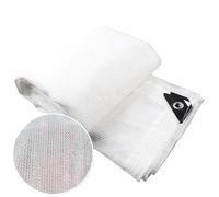 WANGSHAOWEI Privacy Giardino Esterno Rete Parasole Bianca da Giardino, Protezione Solare, Rete ombreggiante, 80% Piante, Riparo dal Sole, Schermo for la Privacy, Tenda da Sole for Esterni(1x2m)