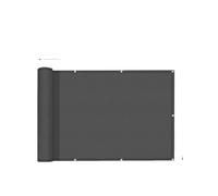 WANGSHAOWEI Privacy Giardino Esterno Rete Parasole Ventilazione Schermo Privacy Tessuto Oxford Pannello Recinzione Balcone Telo di Copertura Recinzione Balcone for casa Giardino(Gray)