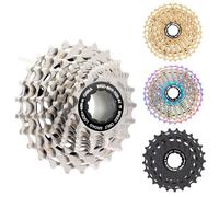 WANGSHAOWEI Ruota Libera Cassetta for Bici da Strada 11 velocità 11-25/28/32/34T Volani for Bicicletta con pignone a Ruota Libera CNC Cassette Pignoni E Ruote Libere(11-25t Silver)