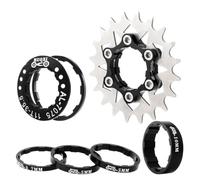 WANGSHAOWEI Ruota Libera Cassetta for Bici Pignone a Ruota Libera Cassetta a velocità Singola Kit tenditore Catena dentata Parti di conversione pignone volano Cassette Pignoni E Ruote Libere(20T)