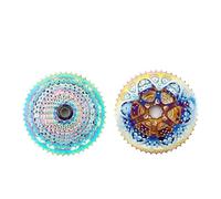 WANGSHAOWEI Ruota Libera Cassetta for Bicicletta 10/11/12 velocità MTB pignone 11T-40T/42T/46T/50T/52T HG Struttura Ruota Libera Cassette Pignoni E Ruote Libere(12 Speed 50T Rainbow)