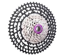WANGSHAOWEI Ruota Libera Cassetta for Bicicletta MTB 10 velocità 11-50T Rapporto Ampio 10 velocità Ruota Libera mozzo for Mountain Bike pignone Cassette Pignoni E Ruote Libere(10S 50T SLR Silver)