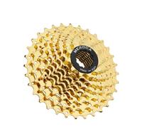WANGSHAOWEI Ruota Libera Cassetta, pignone for Mountain Bike 8/9/10/11/12, Ruota Libera 11-32T/36T/42T/46T/50T/52T, volano Cassette Pignoni E Ruote Libere(9S 11-32T Gold)