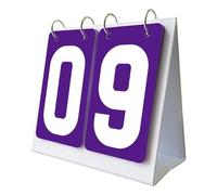 WANGSHAOWEI Segnapunti Flipper del punteggio della Tabella tabellone segnapunti di Sport for Il Calcio Baseball(Purple)