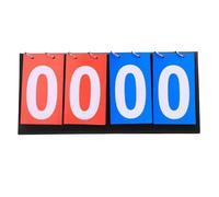 WANGSHAOWEI Segnapunti Tabellone segnapunti Pieghevole for arbitri e Allenatori, tabellone for competizioni Sportive, for Tennis da Tavolo, Basket, Badminton(Four Digits)