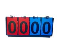 WANGSHAOWEI Segnapunti Tabellone segnapunti Portatile con Numeri a ribalta(4 Digits)