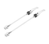 WANGSHAOWEI Sgancio Rapido MTB Mozzo Bici Leva a sgancio rapido MTB Bicicletta da Strada ASSE a sgancio rapido Spiedo Ruota Anteriore 100mm Ruota Posteriore 135mm Sgancio Rapido Bici(Silver)