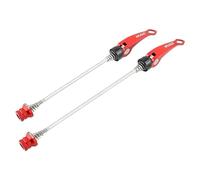 WANGSHAOWEI Sgancio Rapido MTB Mozzo Bici Leva a sgancio rapido MTB Bicicletta da Strada ASSE a sgancio rapido Spiedo Ruota Anteriore 100mm Ruota Posteriore 135mm Sgancio Rapido Bici(Red)