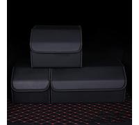 WangSiwe Auto Organizer Bagagliaio per Mercedes Benz G Class AMG Pieghevole Organizzatore con Coperchio Multi Scomparto Impermeabile Scatola Borse Antivegetativa, 1PCS XL-Black Style