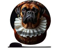 WANGWANGMIAO 3D Tappetino poggiapolsi per mouse da gioco, tappetino per mouse con supporto per il polso, tappetino per mouse ergonomico e antiscivolo, per computer ，Zar del Carlino