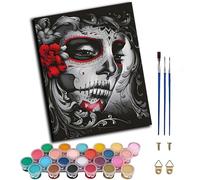 WANGWANGMIAO Dipingi con i numeri, per adulti, colombe e fiori, pittura con i numeri, fai da te, kit per rilassarti e alleviare lo stress, decorazione per la casa, regalo, 40,6 x 50,8 cm, senza