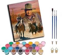 WANGWANGMIAO Set di pittura con i numeri, per adulti, colore uomo, cowboy occidentale, 40 x 50 cm, per set da pittura per adulti, dipinto a mano, regalo di età compresa tra 8 e 12 anni, senza cornice