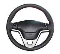WANGXI Coprivolante per Auto Cucito a Mano,per Honda CRV CR-V 2007-2010 2011,Coperchio di Protezione della Maniglia dello sterzo