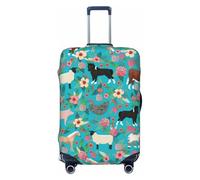 Wangxyozdp Copertura per bagagli da viaggio con stampa di pecore, 45-81 cm, Nero , XL