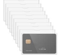 Wangyaohan Confezione da 20 custodie protettive Medicare per carte di credito, impermeabili, in plastica, per la sicurezza medica