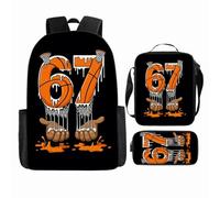 WANGYFAN Set di zaini per bambini, con uno zaino stampato con cartoni animati, una borsa a tracolla e un astuccio, adatto sia per ragazzi che per ragazze,Style 14