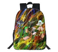 WANGYFAN Zaino leggero per ragazzi e ragazze, zaino scolastico impermeabile Italian e Brainrot Tung Tung Tung per bambini, zaino da scuola per le spalle,H