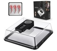 Wangyingxu Box Scongelamento Elettrico per Carne, Bistecca e Frutti di Mare | Disgelo Uniforme 10Min, senza Acqua, 4.2L, Ricarica USB, 2000mAh, Timer, Coperchio Trasparente, Antiaderente Facile da Pulire