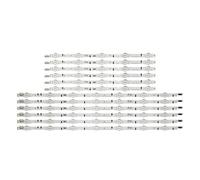 WANGYIWH Striscia di retroilluminazione a LED da 12/24 pezzi for TV da 50" D4GE-500DCA-R2 D4GE-500DCB-R2 UE50H6350 UN50J5500AF UE50H6200 UE50H5000 UE50H5030(24pcs(2TV))