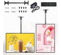 WANGYYDS Tabellone per Menu Retroilluminato a LED a Risparmio Energetico E Pannello Espositivo Digitale, Pannello Luminoso con Cornice a Scatto Ultra Sottile per Ristoranti E Bar 60×100cm/23.6×39.4in