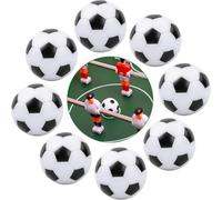 WANGZAIZAI Set di 8 palline da calcio da tavolo, di alta qualità e silenziose, da 32 mm, perfette per calcio balilla