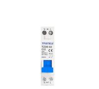 WANGZEYU Interruttore Magnetotermico Interruttore Automatico miniaturizzato TZ30-32 DPN 1P+N MCB 6A 10A 16A 20A 25A 32A Montaggio su Guida DIN Pneumatico Domestico in Miniatura(16A)