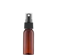 WANGZEYU Spruzzino Nebulizzatore 20 Pezzi 20 ml 50 ml 60 ml 80 ml 100 ml Tawny Fine Mist Spray Flacone Ricaricabile Flacone for nebulizzazione del Corpo Spruzzino per Capelli(20ml)