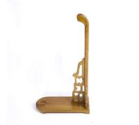 WANGZHENG verticale Spada Stand Displaysamurai Spada Katana Tanto Holder Grande Swan Stand Display-Solid legno oca