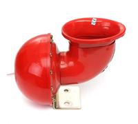 wanhaoaony Clacson Auto Clacson for Auto 12V 200db Corno Rosso Corno in Metallo for Camion Treno Barca Auto Camion Barca Super Rumoroso