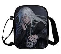 WANHONGYUE Anime Black Butler Borsa a Tracolla Borse a Spalla da Uomo Donna Borse Messenger Shoulder Bag Piccola Borsa Viaggio Sportiva Crossbody Bag 1034/16