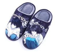 WANHONGYUE Anime Death Note Pantofole Uomo Donna Invernali Calde Peluche Ciabatte Scarpe da Casa con Punta Aperta Antiscivolo Indoor Outdoor Slippers Stile/1 44-45 EU