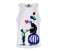 WANHONGYUE Anime Hunter×Hunter Tank Top Canottiera Uomo Donna Sportiva T-Shirt Vestaglia Senza Maniche Maglietta 50/1 L