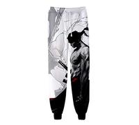 WANHONGYUE Anime One Piece Monkey D Luffy 3D Stampato Pantaloni Sportivi da Jogging Cosplay Costume Pantaloni della Tuta Sweatpants Track Pants Trousers 1157/7 L