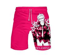WANHONGYUE Anime One Piece Monkey D Luffy Pantaloncini da Spiaggia Uomo 3D Stampato Beach Board Shorts 1108/16 XL