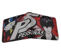 WANHONGYUE Anime Persona Game Wallet Portafoglio in Pelle Borsa Corta per Uomo Porta Carte di Credito con Cerniera Portamonete 1014/4