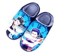 WANHONGYUE Anime Steins Gate Okabe Rintarou Pantofole Uomo Donna Invernali Calde Peluche Ciabatte Scarpe da Casa con Punta Aperta Antiscivolo Indoor Outdoor Slippers Stile/1 42-43 EU