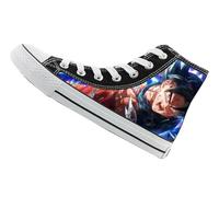 WANHONGYUE Dragon Ball Anime Scarpe Stringate Sneaker a Collo Alto Scarpe di Tela per Uomo e Donna Unisex 35 EU Nero / 3