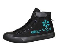WANHONGYUE Hatsune Miku Anime Scarpe di Tela con Lacci Scarpe da Ginnastica Moda Sneakers Allacciate Uomo Donna 41 EU Nero 3