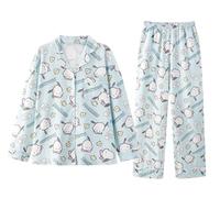 WANHONGYUE Kawaii My Melody Pigiama Donna Ragazza Lungo Due Pezzi Maglietta Manica Lunga e Pantalone Lungo Set di Pigiama Camicie da Notte Abbigliamento per La Casa