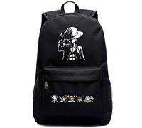WANHONGYUE Luminoso One Piece Anime Cosplay Zaino Casual Daypack Backpack Borsa da Viaggio Zainetto Nero /1