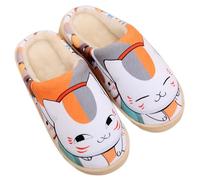 WANHONGYUE Natsume Yuujinchou Anime Pantofole da Donna Uomo Morbido Peluche Ciabatte Scarpe da Casa Inverno Caldo Antiscivolo Slippers Indoor Outdoor